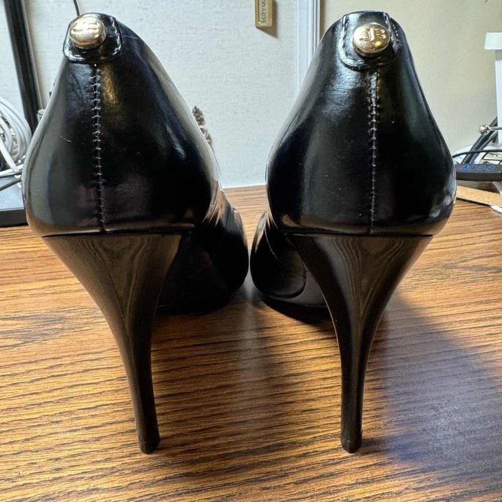 EUC Jorge Bischoff Black Patent Leather Stilletto Heels US size 6 - Picture 9 of 11